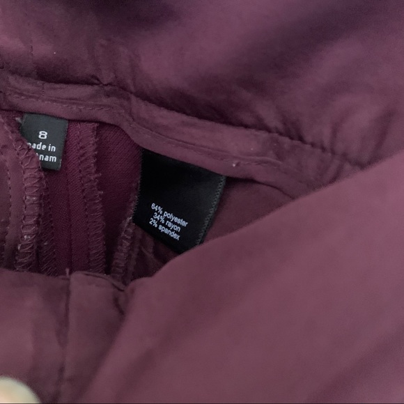 The Limited- Magenta Drew Fit Trousers size 8 - Picture 12 of 12